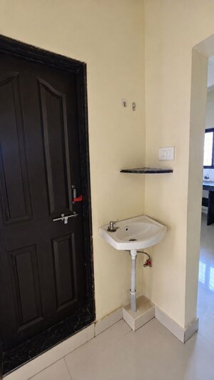 Bathroom in 1 BHK Apartment at Rakshak Nagar Gold, Kharadi – for Rent