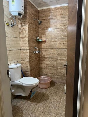 Bathroom in 3 BHK Apartment at Omaxe The Resort, South Mullanpur – for Rent