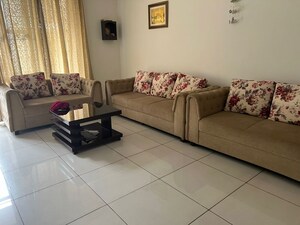 Living Room in 3 BHK Apartment at Omaxe The Resort, South Mullanpur – for Rent
