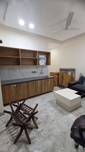 Kitchen in 1 BHK Builder Floor at Sector 15 – for Rent