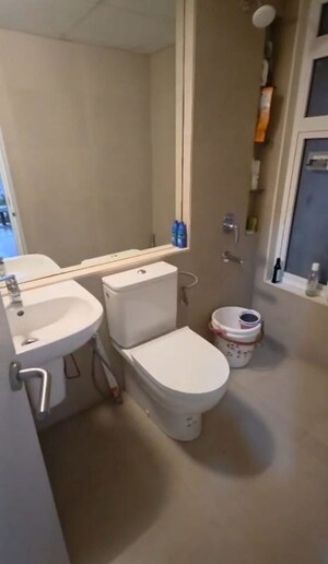 Bathroom in 1 BHK Apartment at Tata Serein, Pokhran Road No Two – for Rent