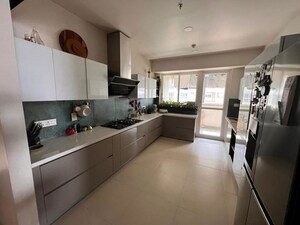 Kitchen in 4 BHK Apartment at Godrej Platinum Bangalore, Hebbal – for Rent
