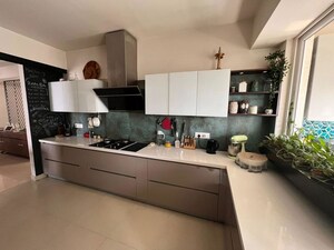 Kitchen in 4 BHK Apartment at Godrej Platinum Bangalore, Hebbal – for Rent