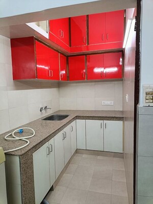 Kitchen in 2 BHK Builder Floor at Lajpat Nagar – for Rent