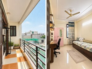 Balcony in 1 RK Builder Floor at Palam Vihar – for Rent