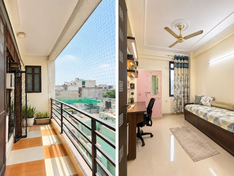 Balcony, palam vihar 1 RK 80 Sq.Yd. Builder Floor In Palam Vihar Gurgaon 10694101