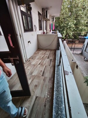 Balcony in 2 BHK Builder Floor at Sector 46 – for Rent