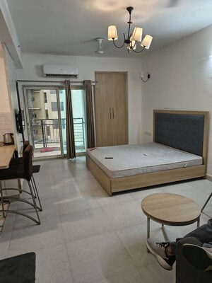 Kitchen in Studio Apartment at Nimbus The Golden Palm, Sector 168 – for Rent