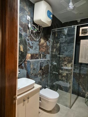 Bathroom in 3 BHK Builder Floor at South City 1 – for Rent
