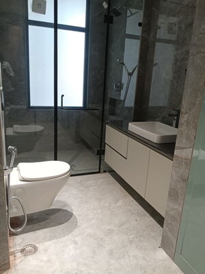 Bathroom in 3 BHK Builder Floor at South City 1 – for Rent