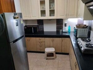 Kitchen in 3 BHK Builder Floor at Jor Bagh – for Rent