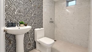 Bathroom in 3 BHK Apartment at Nirala Greenshire, Sector 2 Greater Noida – for Sale
