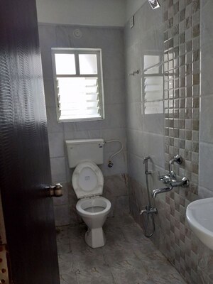 Bathroom in 2 BHK Apartment at Sai Raj Heights, Punawale – for Rent