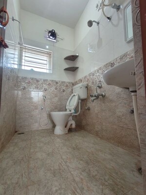 Bathroom in 1 BHK Builder Floor at Hsr Layout – for Rent