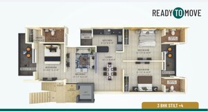 Floor Plan in 3 BHK Builder Floor at Dyalpur – for Sale