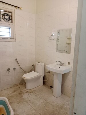 Bathroom in 3 BHK Independent House at Baberpur Mandi – for Rent