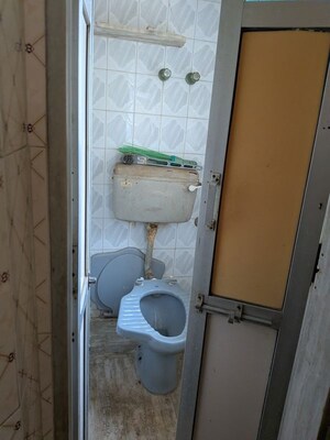 Bathroom in 1 BHK Apartment at Meghdoot CHS Borivali, Borivali West – for Rent