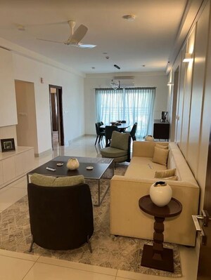 Team Area in 4 BHK Apartment at Prestige Beverly Hills, Kokapet – for Rent