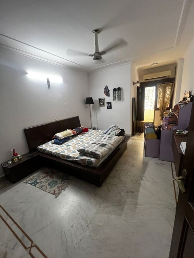 Bedroom, greater kailash i 3 Bedroom 1600 Sq.Ft. Builder Floor In Greater Kailash I Delhi 10694274