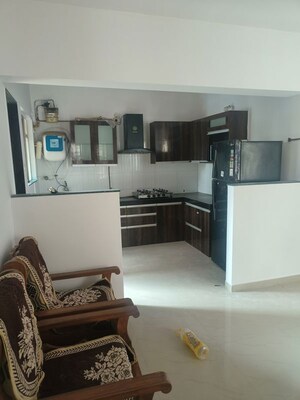 Living Room in 3 BHK Apartment at Essen Shonest Towers, Wakad – for Rent