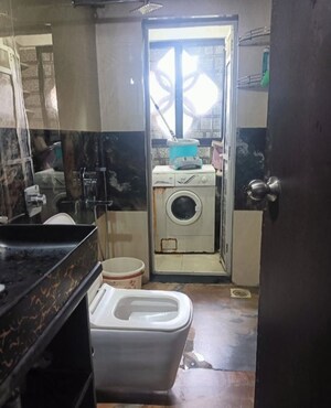 Bathroom in 2 BHK Apartment at Anand Mangal Nerul, Nerul Sector 19 – for Rent