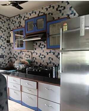 Kitchen in 2 BHK Apartment at Anand Mangal Nerul, Nerul Sector 19 – for Rent