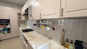 Kitchen in 3 BHK Apartment at Goyal Orchid Piccadilly, Thanisandra Main Road – for Rent