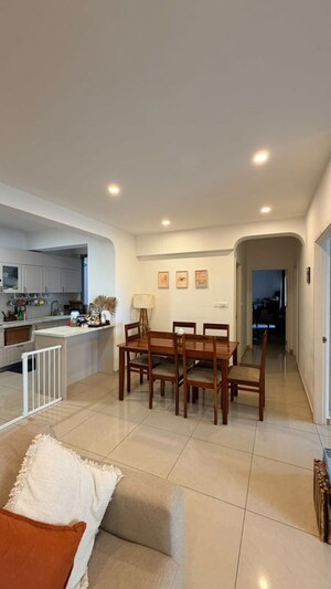 Living Room in 3 BHK Apartment at Goyal Orchid Piccadilly, Thanisandra Main Road – for Rent