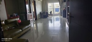 Living Room in 3 BHK Apartment at Rajapushpa Regalia, Kokapet – for Rent