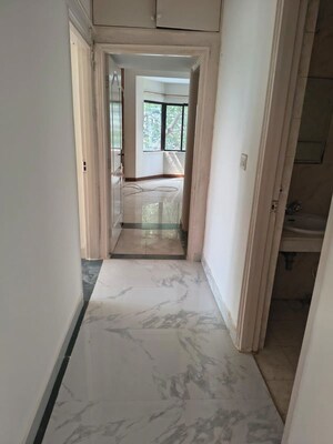 Building Lobby in 3.5 BHK Apartment at Unitech Palms, South City 1 – for Rent