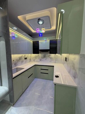 Kitchen in 3 BHK Builder Floor at Uttam Nagar – for Sale