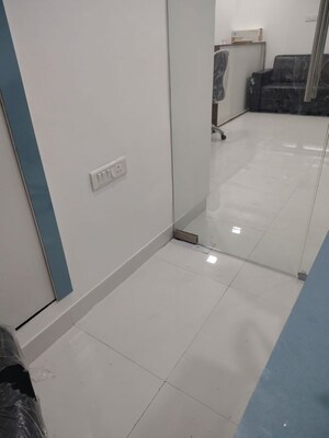 Bathroom in  Office Space at Squarefeet Centura Square, Wagle Industrial Estate – for Rent