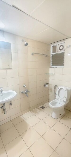 Bathroom in 2 BHK Apartment at Mantri Celestia, Gachibowli – for Rent