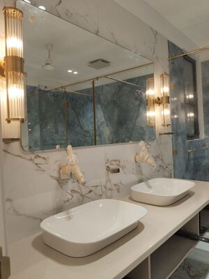 Bathroom in 4 BHK Builder Floor at Ansal Sushant Lok I, Sector 43 – for Sale