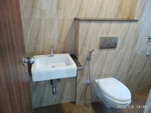 Bathroom in 2 BHK Apartment at Lodha Amara, Kolshet Road – for Rent