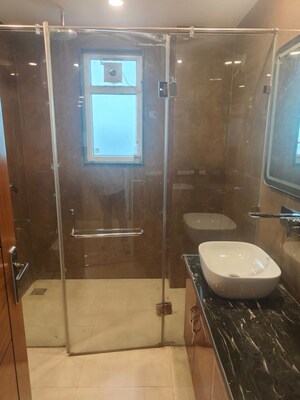 Bathroom in 3 BHK Builder Floor at Palam Vihar – for Rent