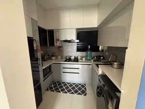 Kitchen in 2.5 BHK Apartment at Nambiar Millennia, Sarjapur Road – for Sale