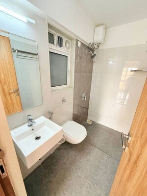 Bathroom in 1 BHK Apartment at DGS Sheetal Tapovan, Malad East – for Rent
