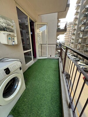 Balcony in 3 BHK Apartment at Emaar Gurgaon Greens, Sector 102 – for Rent