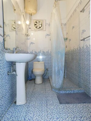 Bathroom in 3 BHK Builder Floor at Greater Kailash I – for Rent