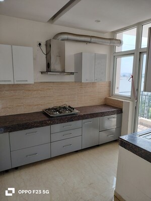 Kitchen in 3 BHK Builder Floor at Omaxe The Palace, Gomti Nagar – for Rent