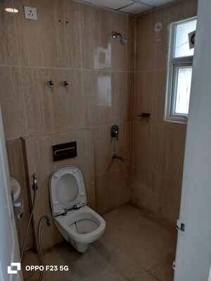 Bathroom in 3 BHK Builder Floor at Omaxe The Palace, Gomti Nagar – for Rent