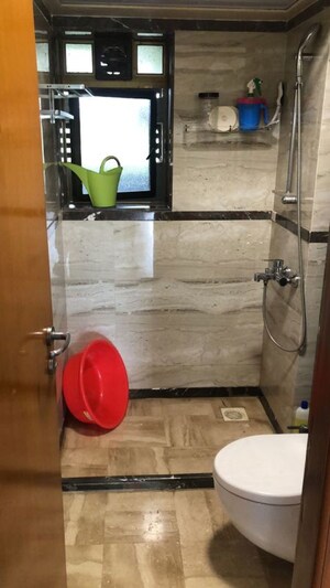 Bathroom in 2 BHK Apartment at Lokhandwala Complex, Andheri West – for Rent