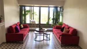 Living Room in 2 BHK Apartment at Lokhandwala Complex, Andheri West – for Rent