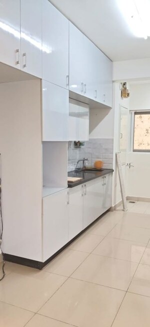 Kitchen in 2.5 BHK Apartment at Mantri Webcity, Hennur Road – for Rent