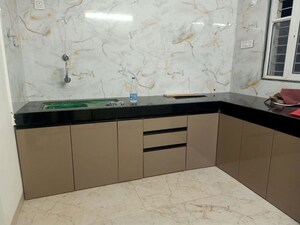 Kitchen in 2.5 BHK Apartment at Tingre Nagar – for Rent