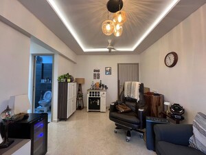 Living Room in 2 BHK Apartment at Rustomjee Erika, Bandra East – for Rent