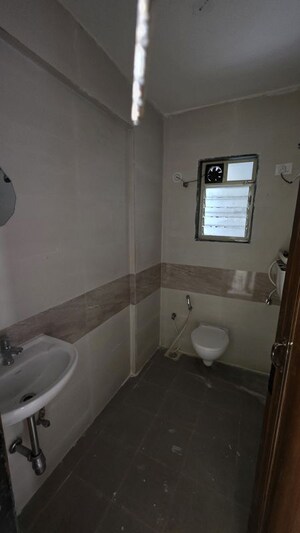 Bathroom in 3 BHK Apartment at Tulsidham Trinity CHS, Kapur Bawdi – for Rent