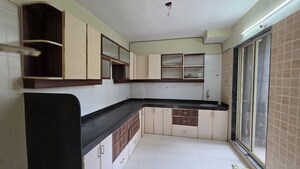 Kitchen in 3 BHK Apartment at Tulsidham Trinity CHS, Kapur Bawdi – for Rent