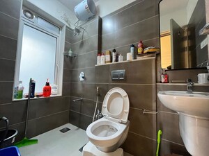 Attached Bathroom in 2 BHK Apartment at Rustomjee Erika, Bandra East – for Rent